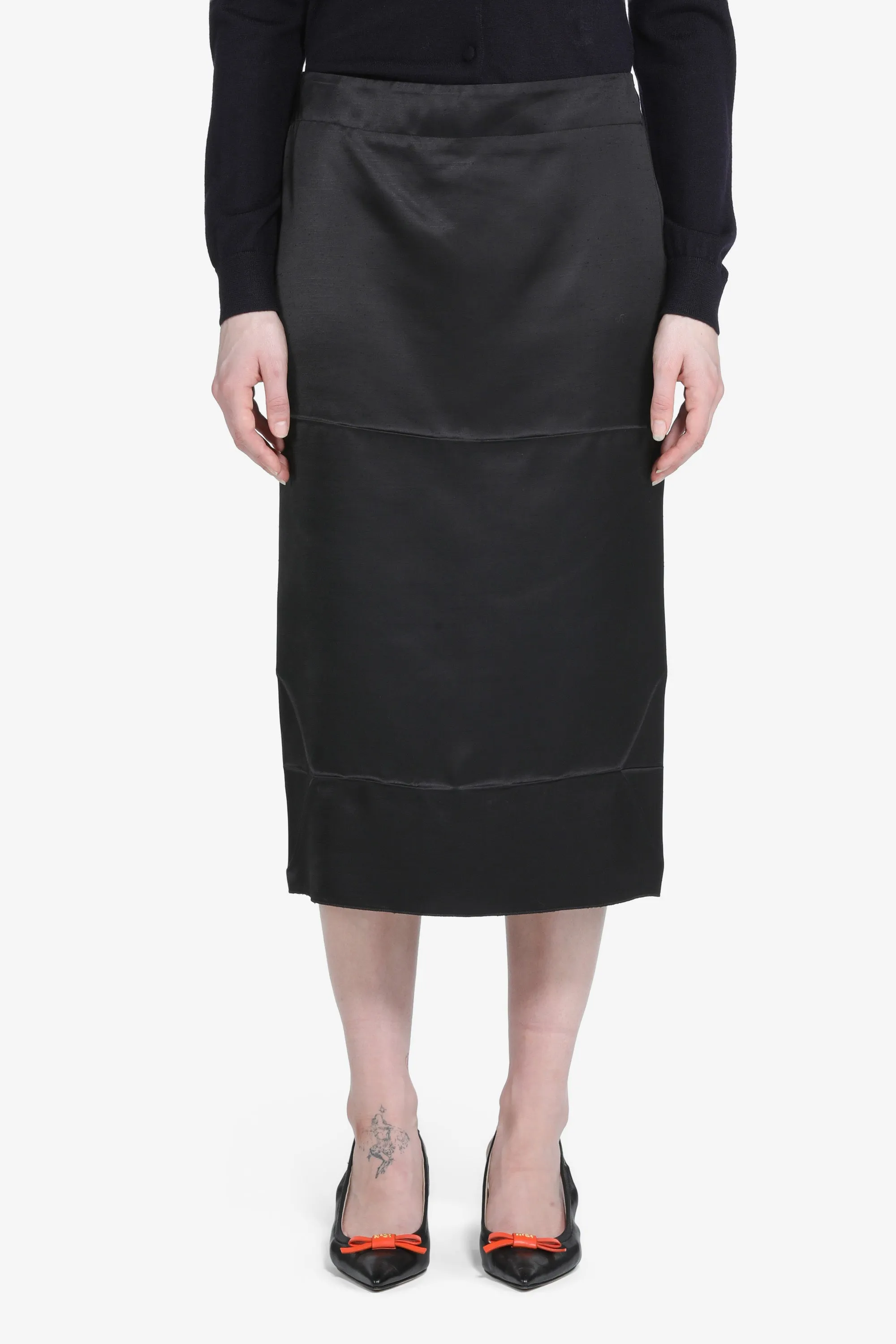 Gonna a tubino in raso sold by No. 21