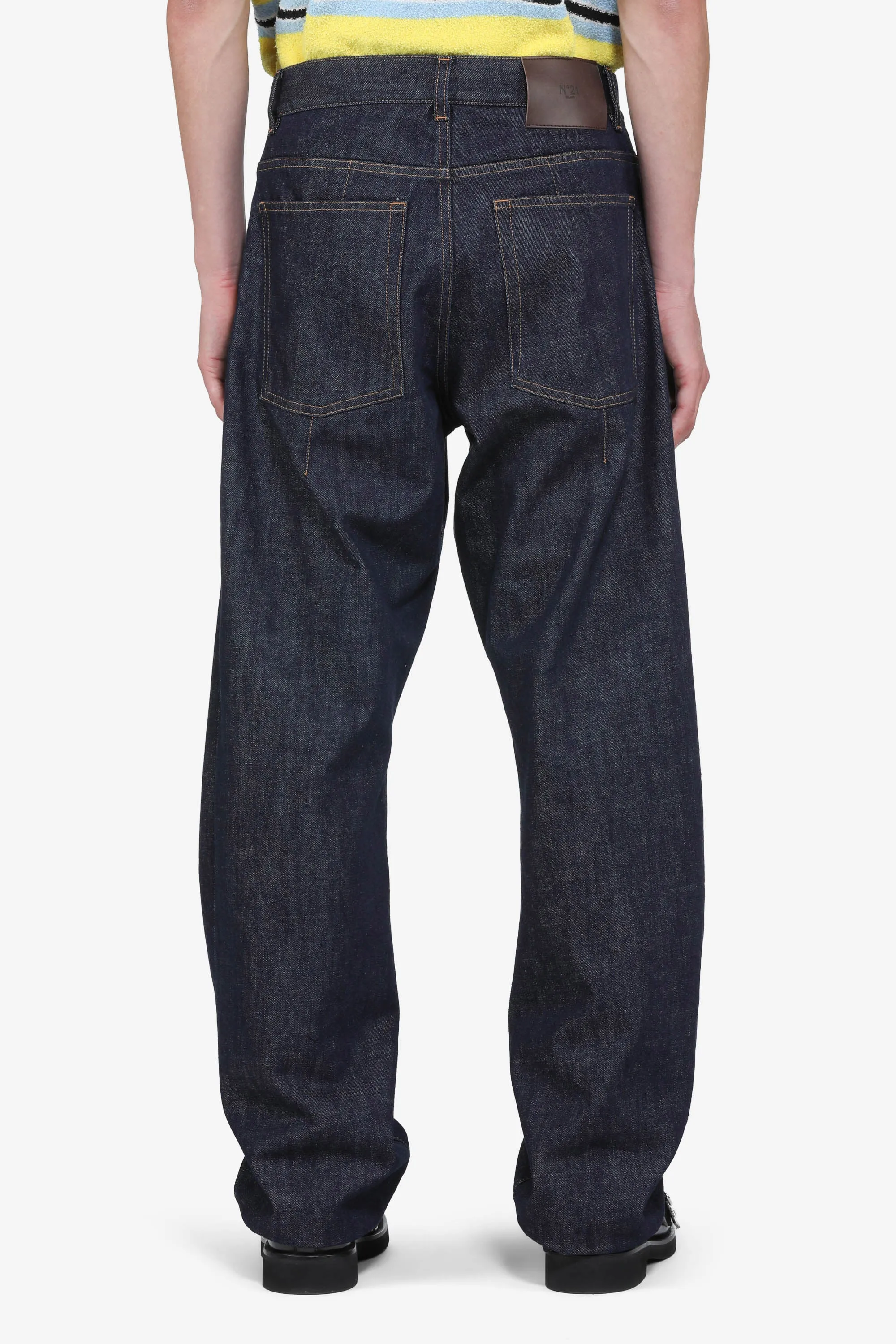 Pantaloni 5 tasche in denim sold by No. 21 product image thumbnail 3