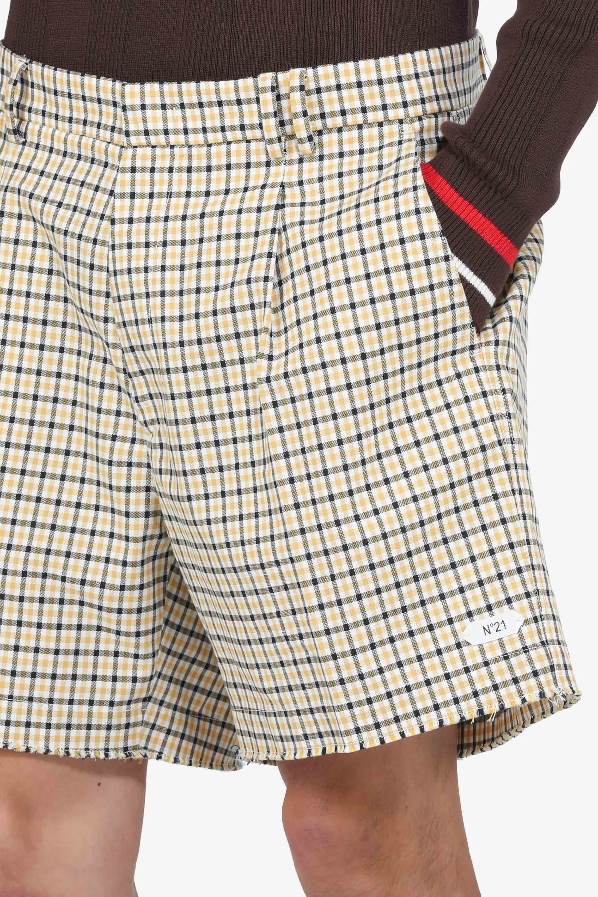 Pantalone bermuda a quadretti sold by No. 21 product image thumbnail 5