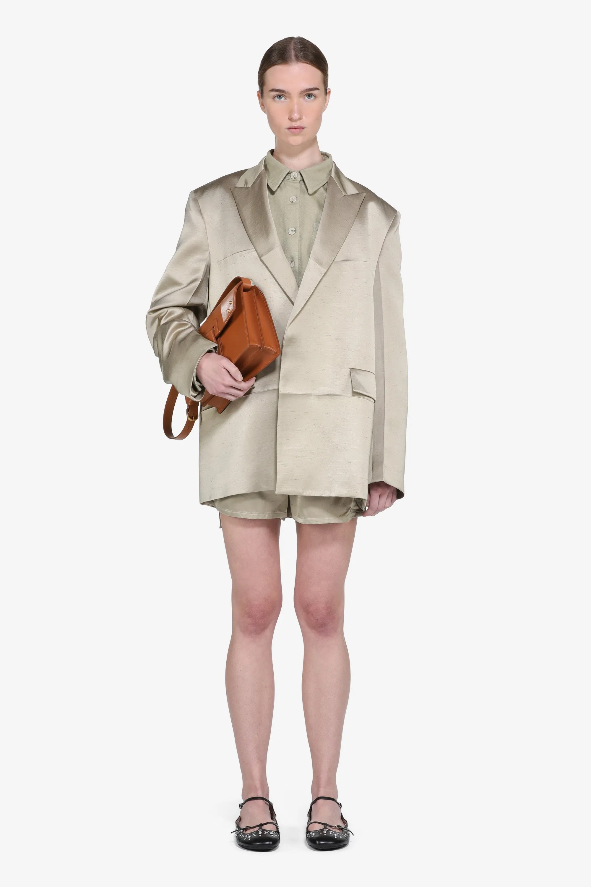 Shorts in shantung sold by No. 21 product image thumbnail 2