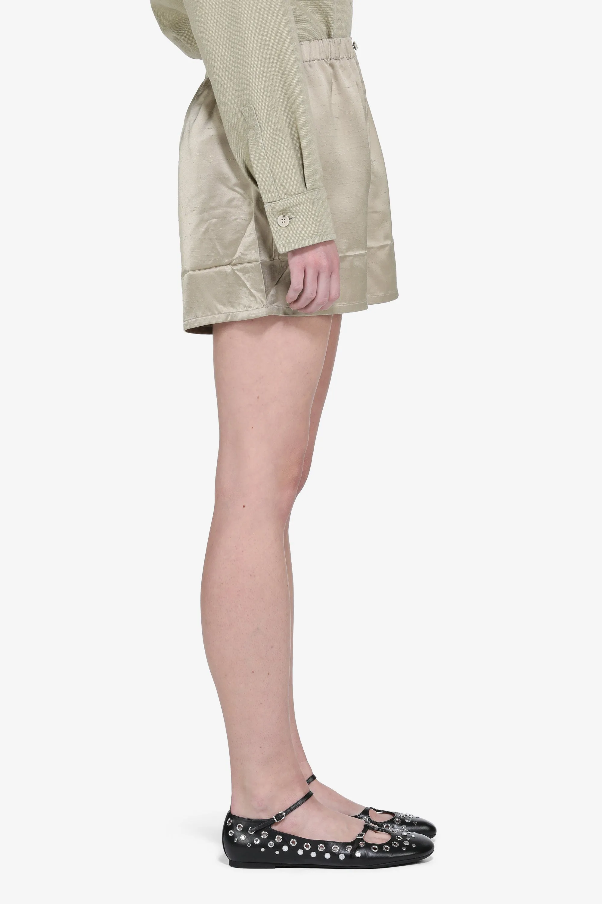 Shorts in shantung sold by No. 21 product image thumbnail 4