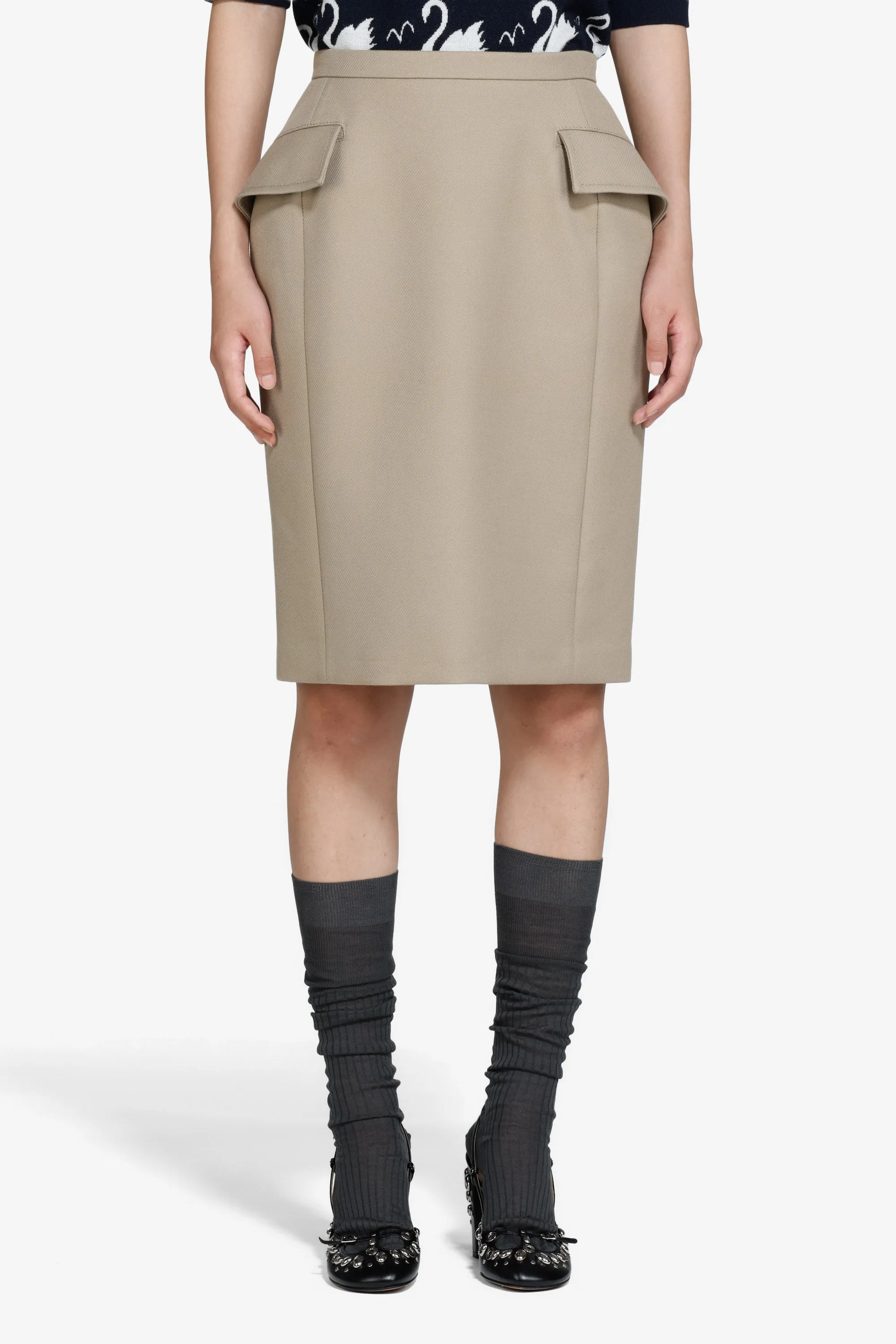 Gonna a tubino al ginocchio sold by No. 21