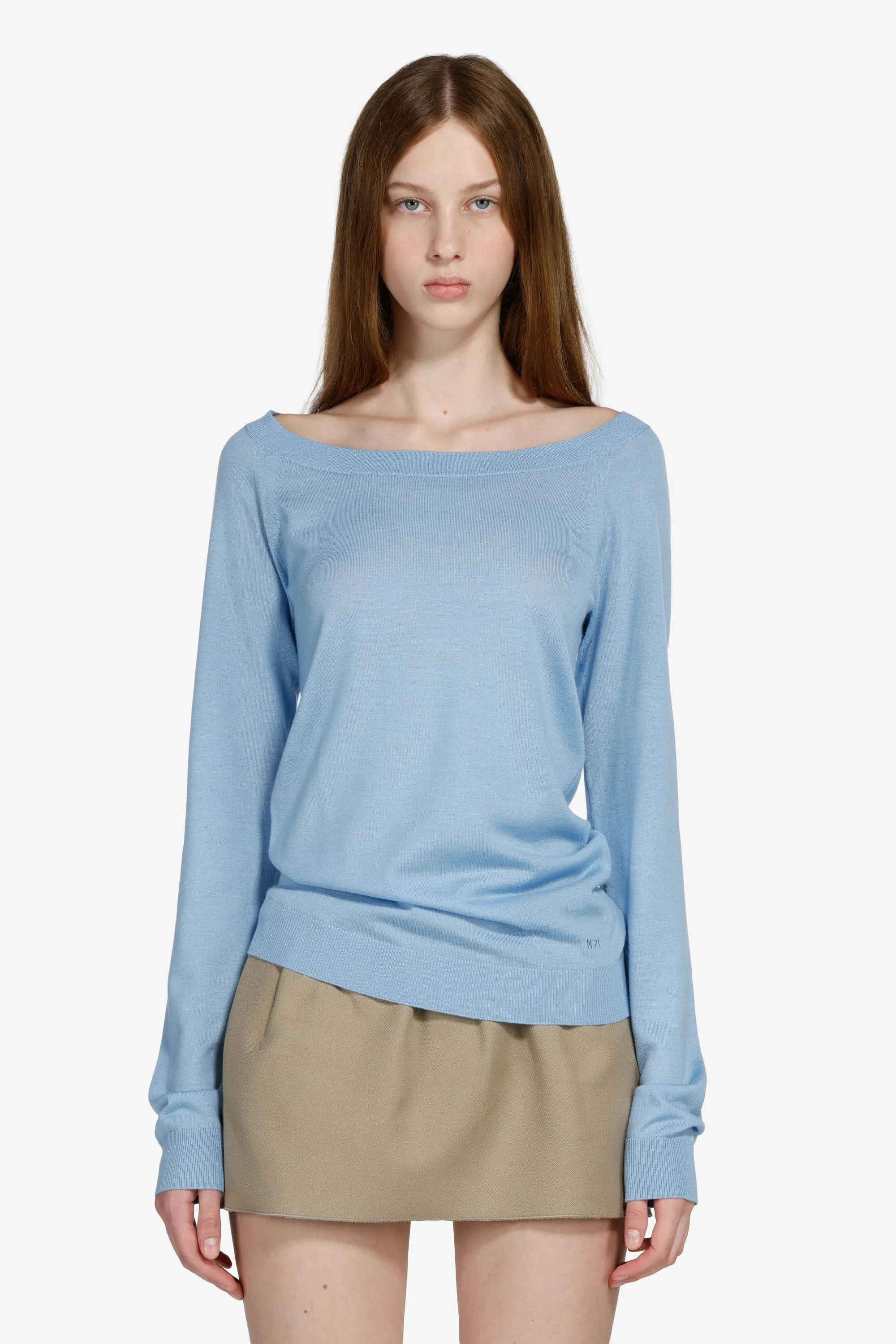 Maglia scollo a barchetta sold by No. 21