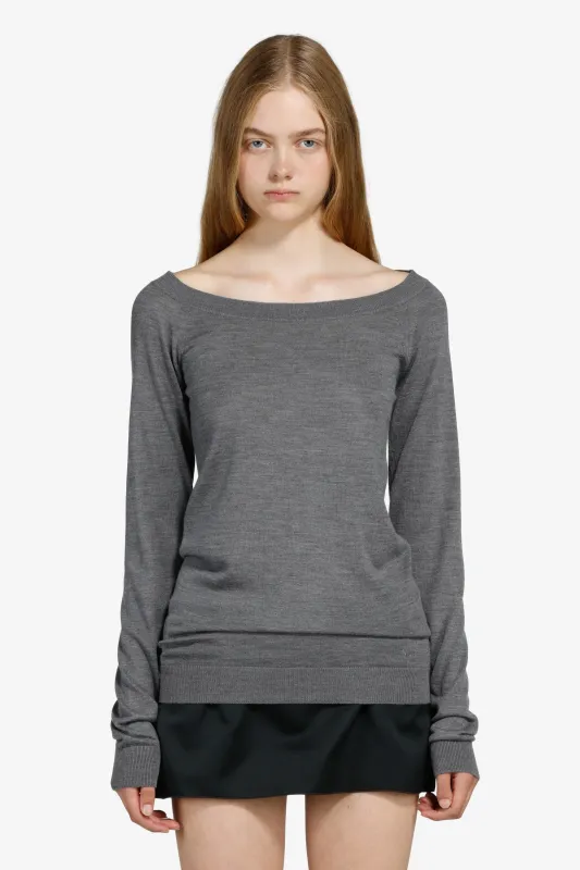 Maglia scollo a barchetta made by No. 21