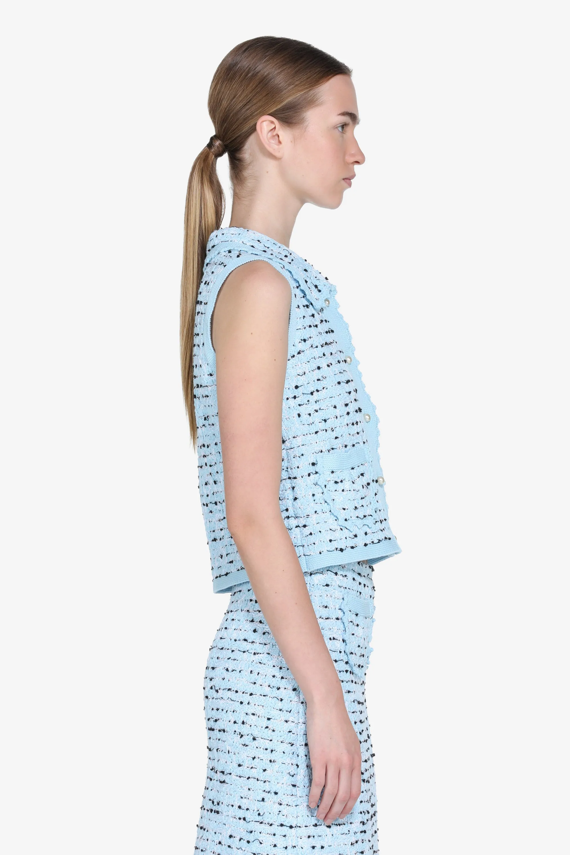Gilet in maglia con bottoni perla sold by No. 21 product image thumbnail 4