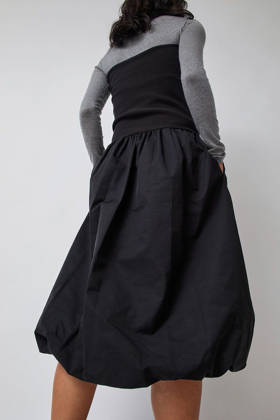 Amomento Banding Volume Skirt in Black sold by No. 6 product image thumbnail 6