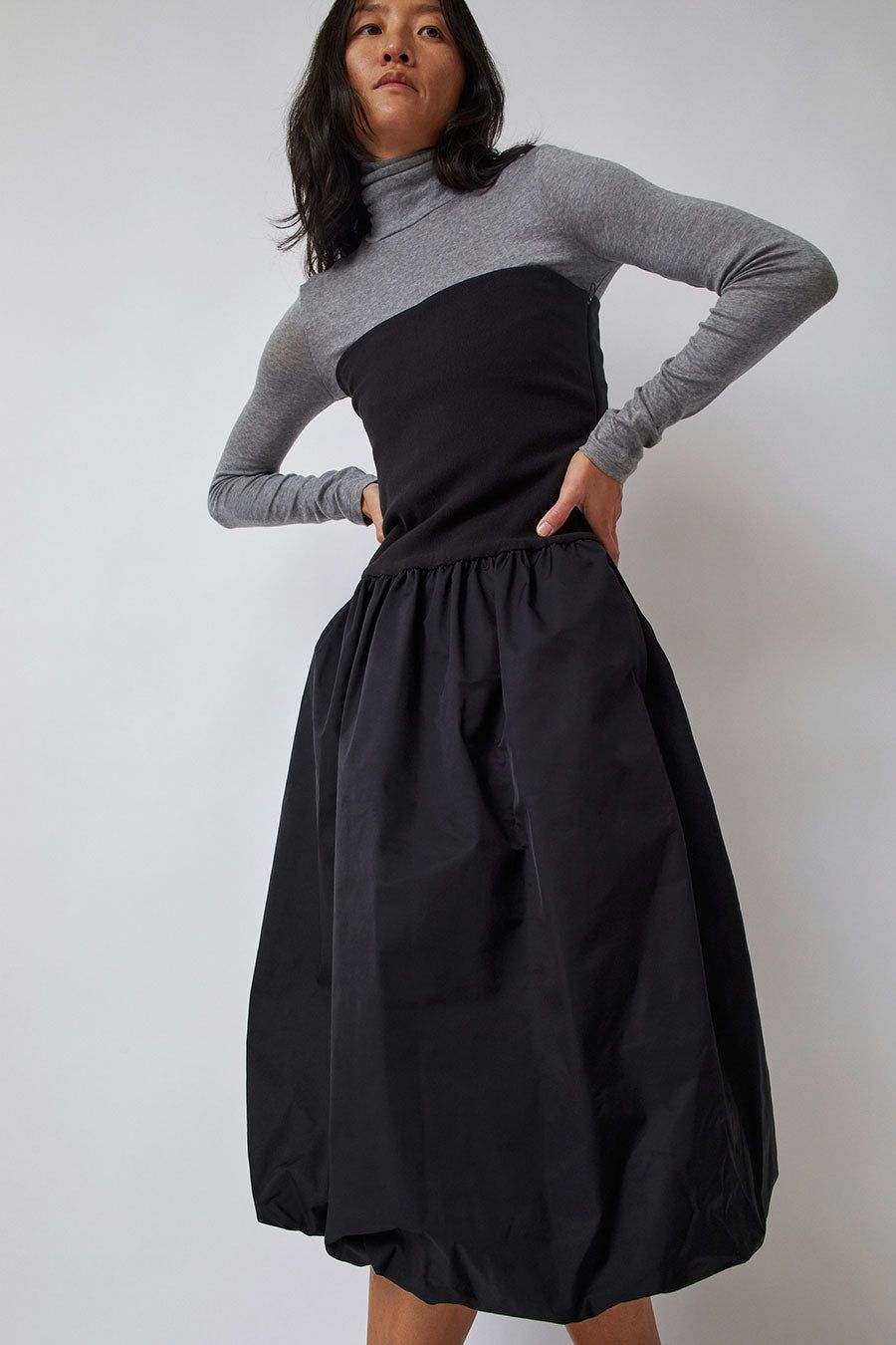 Amomento Banding Volume Skirt in Black sold by No. 6 product image thumbnail 4