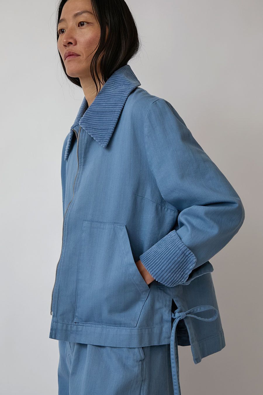 Atelier Delphine Ollie Jacket in Stone Wash sold by No. 6