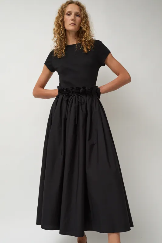 Black Crane Parachute Skirt in Black sold by No. 6