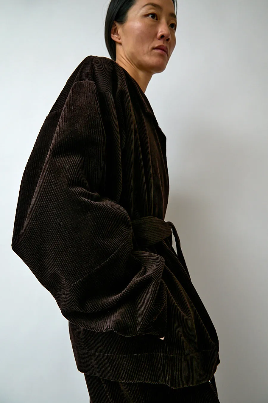 Deiji Studios Cord House Coat in Cedar sold by No. 6 product image thumbnail 3