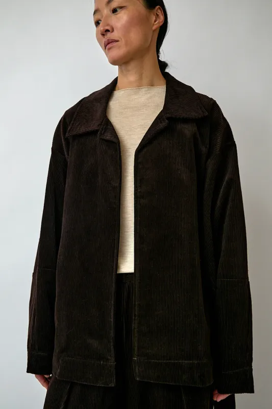 Deiji Studios Cord House Coat in Cedar sold by No. 6