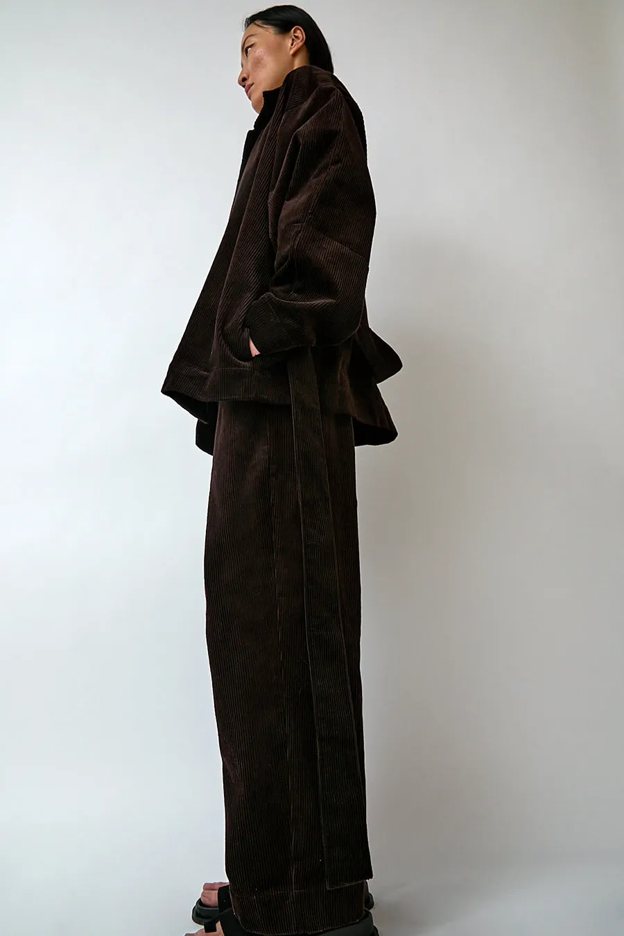 Deiji Studios Cord House Coat in Cedar sold by No. 6 product image thumbnail 4
