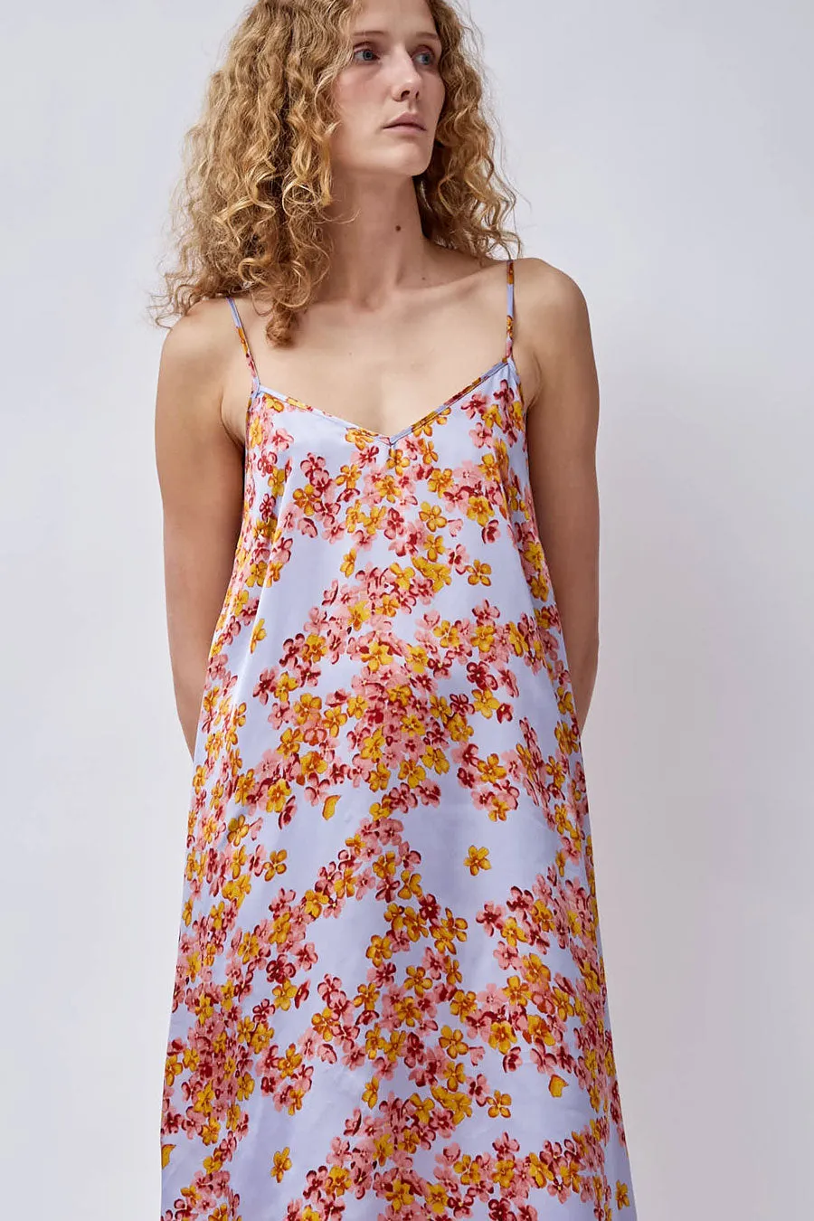 No.6 Sam Slip Dress in Dove Pansy sold by No. 6 product image thumbnail 2