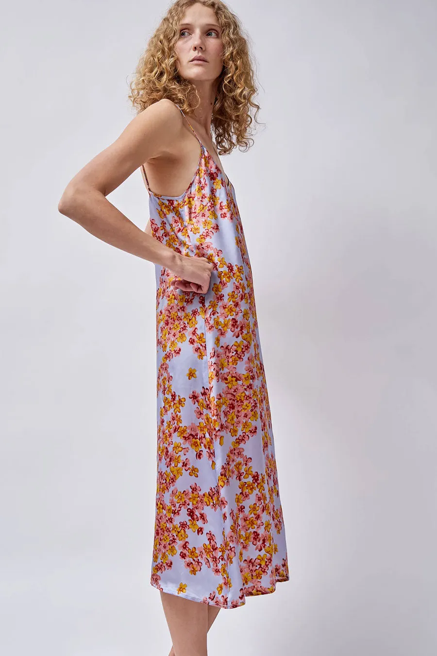 No.6 Sam Slip Dress in Dove Pansy sold by No. 6 product image thumbnail 3