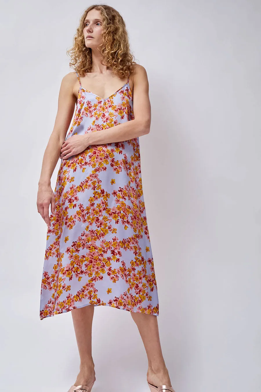 No.6 Sam Slip Dress in Dove Pansy sold by No. 6 product image thumbnail 5