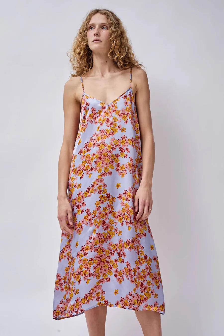 No.6 Sam Slip Dress in Dove Pansy sold by No. 6