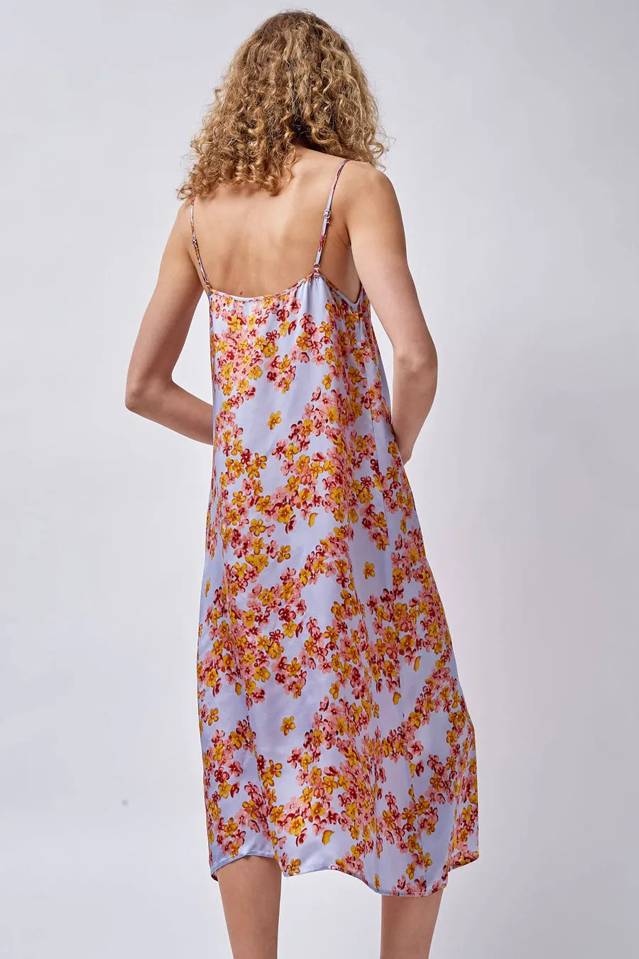 No.6 Sam Slip Dress in Dove Pansy sold by No. 6 product image thumbnail 4