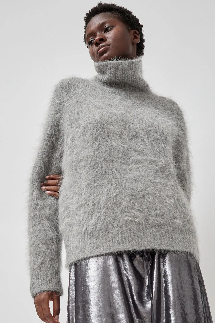 No.6 Miles Sweater in Grey sold by No. 6