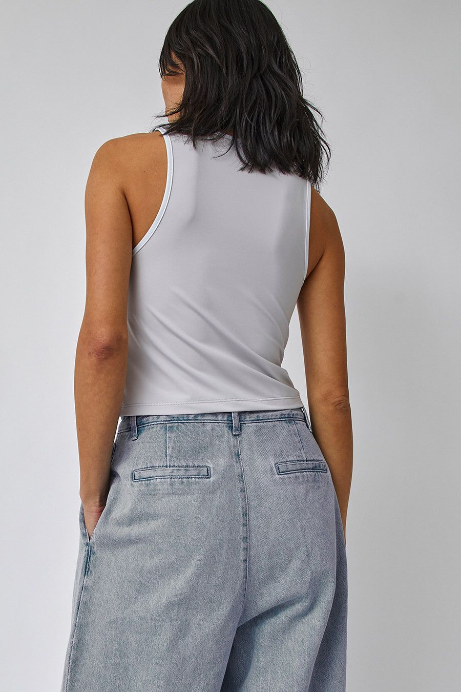 Amomento Color Blocked Sleeveless Top in Mint sold by No. 6 product image thumbnail 4