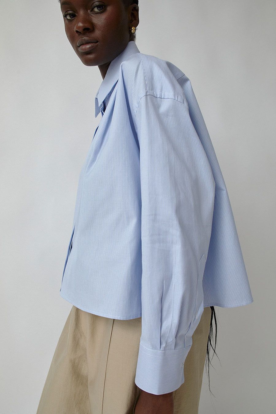 CORDERA Oxford Shirt in Blue sold by No. 6 product image thumbnail 3