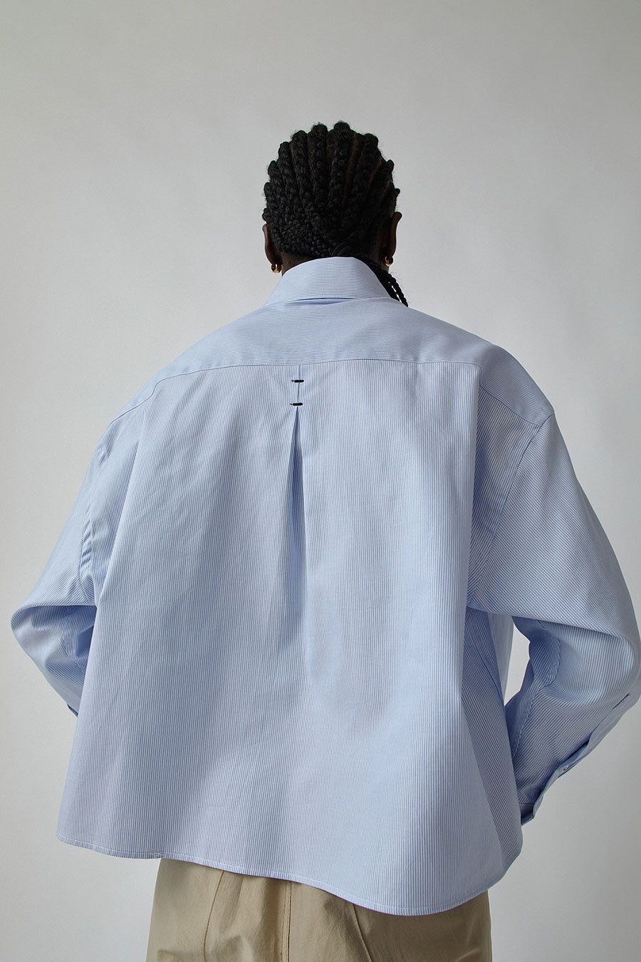 CORDERA Oxford Shirt in Blue sold by No. 6 product image thumbnail 4