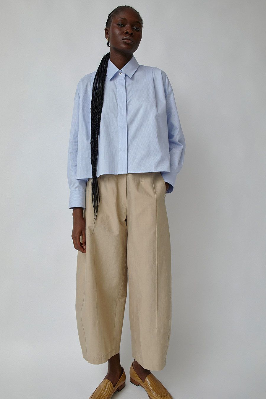 CORDERA Oxford Shirt in Blue sold by No. 6 product image thumbnail 6