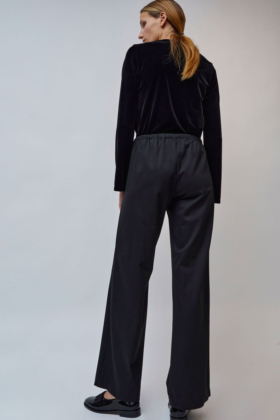 INSHADE Relaxed Drawstring Trousers in Black sold by No. 6 product image thumbnail 5