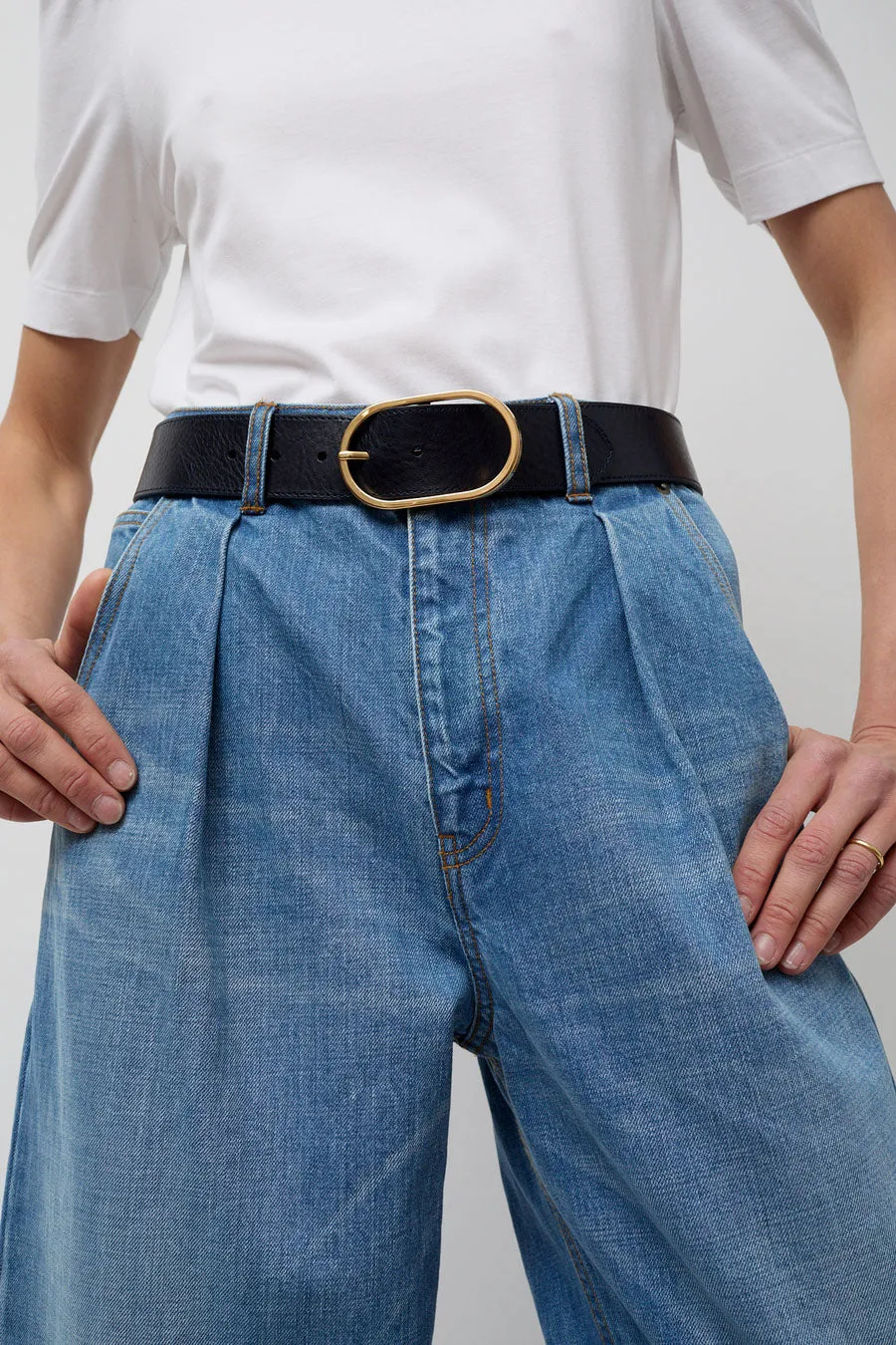 Herbert Frere Soeur La Paname Belt in Marine sold by No. 6