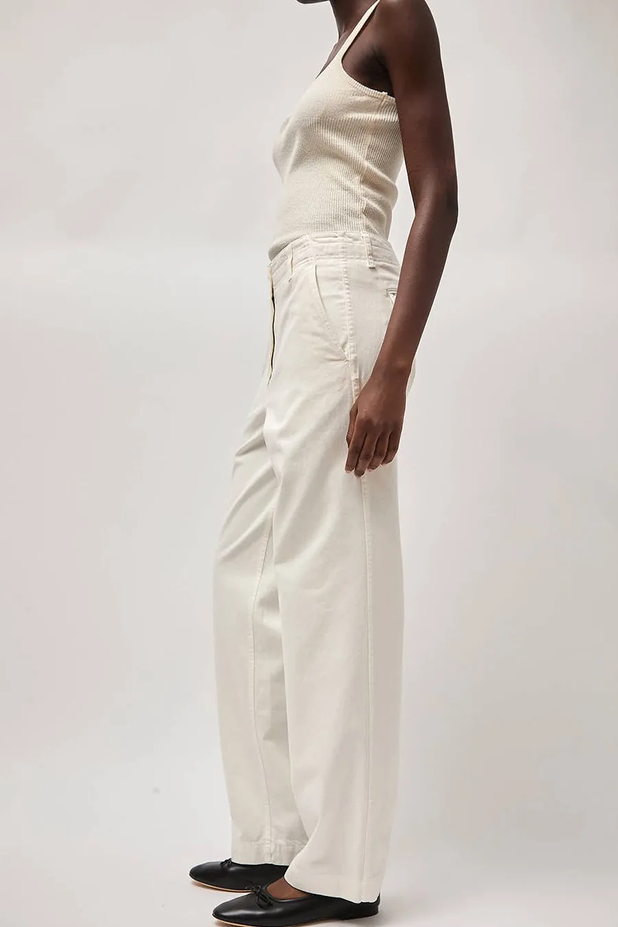 Nothing Written Jeff Chino Pants in White sold by No. 6 product image thumbnail 4