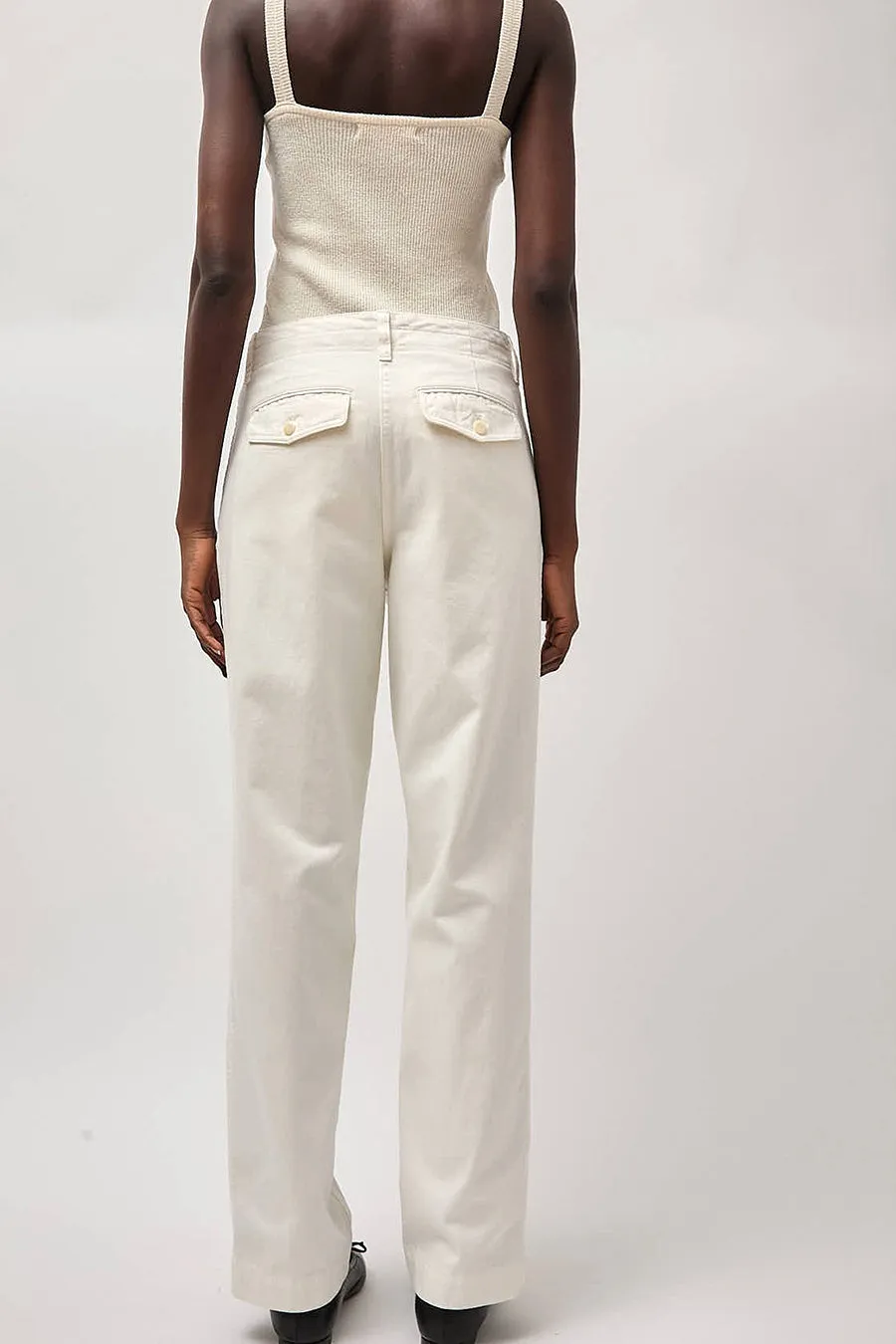 Nothing Written Jeff Chino Pants in White sold by No. 6 product image thumbnail 3