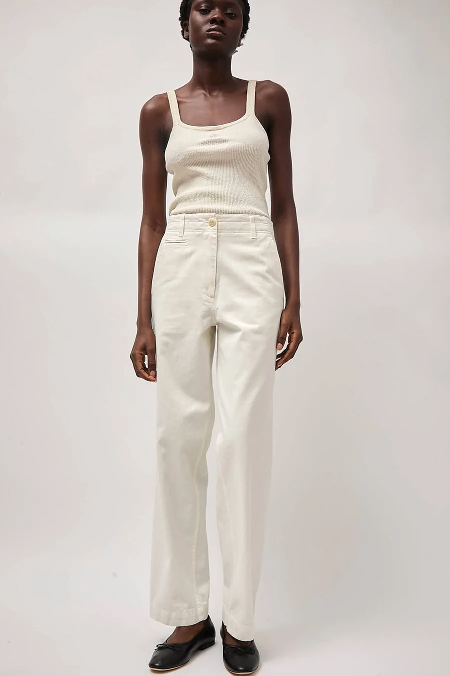 Nothing Written Jeff Chino Pants in White sold by No. 6 product image thumbnail 5