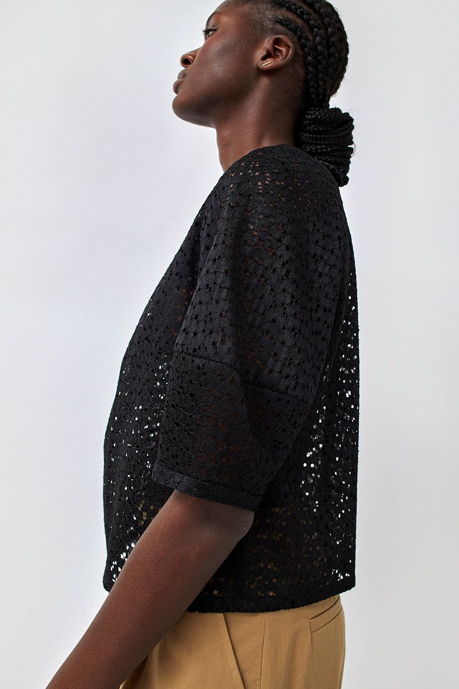 No.6 Maia Top in Black Daisy Lace sold by No. 6 product image thumbnail 4