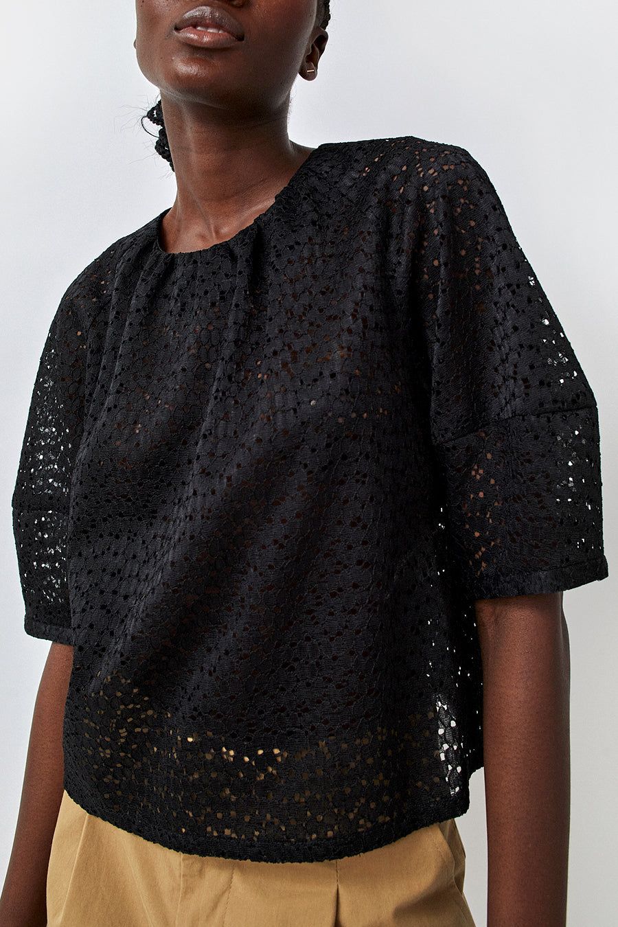 No.6 Maia Top in Black Daisy Lace sold by No. 6 product image thumbnail 5