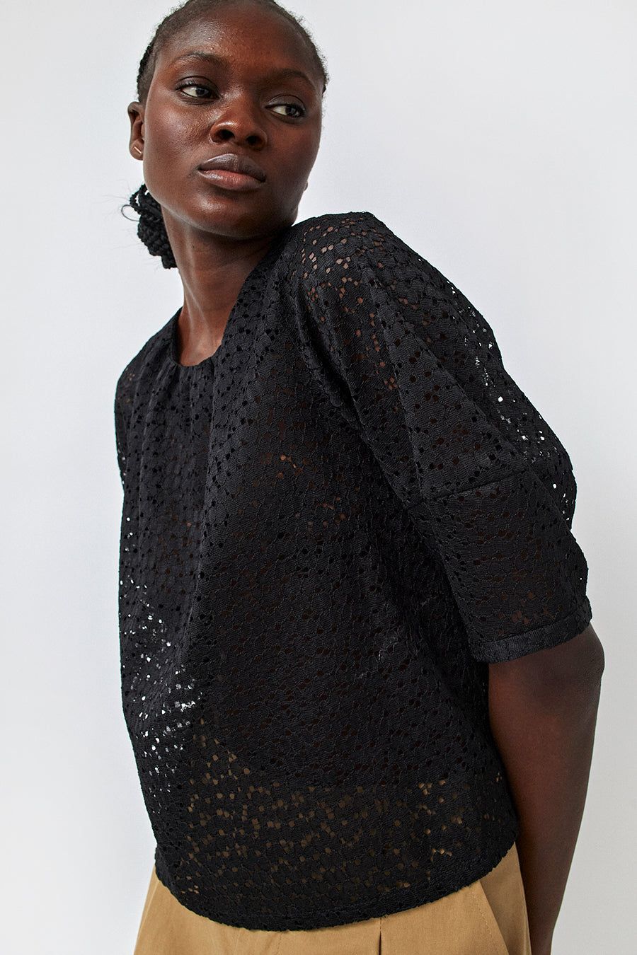 No.6 Maia Top in Black Daisy Lace sold by No. 6 product image thumbnail 2