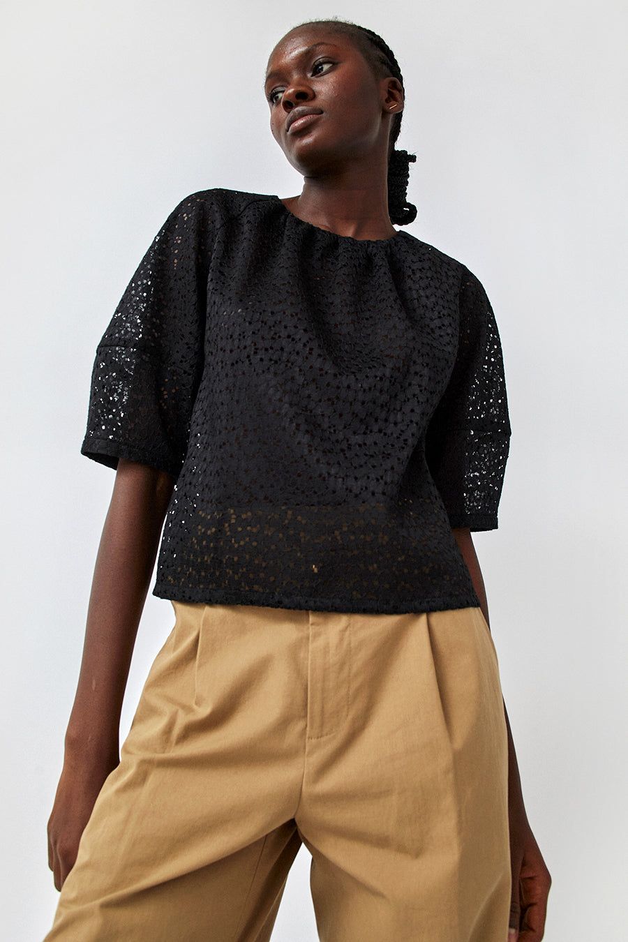 No.6 Maia Top in Black Daisy Lace sold by No. 6 product image thumbnail 3