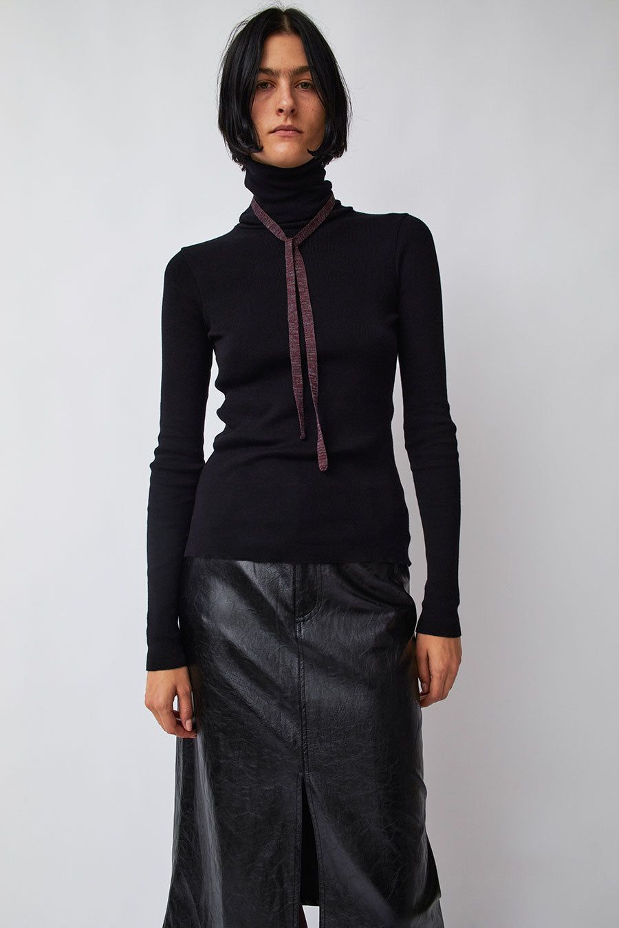 Modus Vivendi Beta Fine Knit Sweater in Black sold by No. 6 product image thumbnail 2