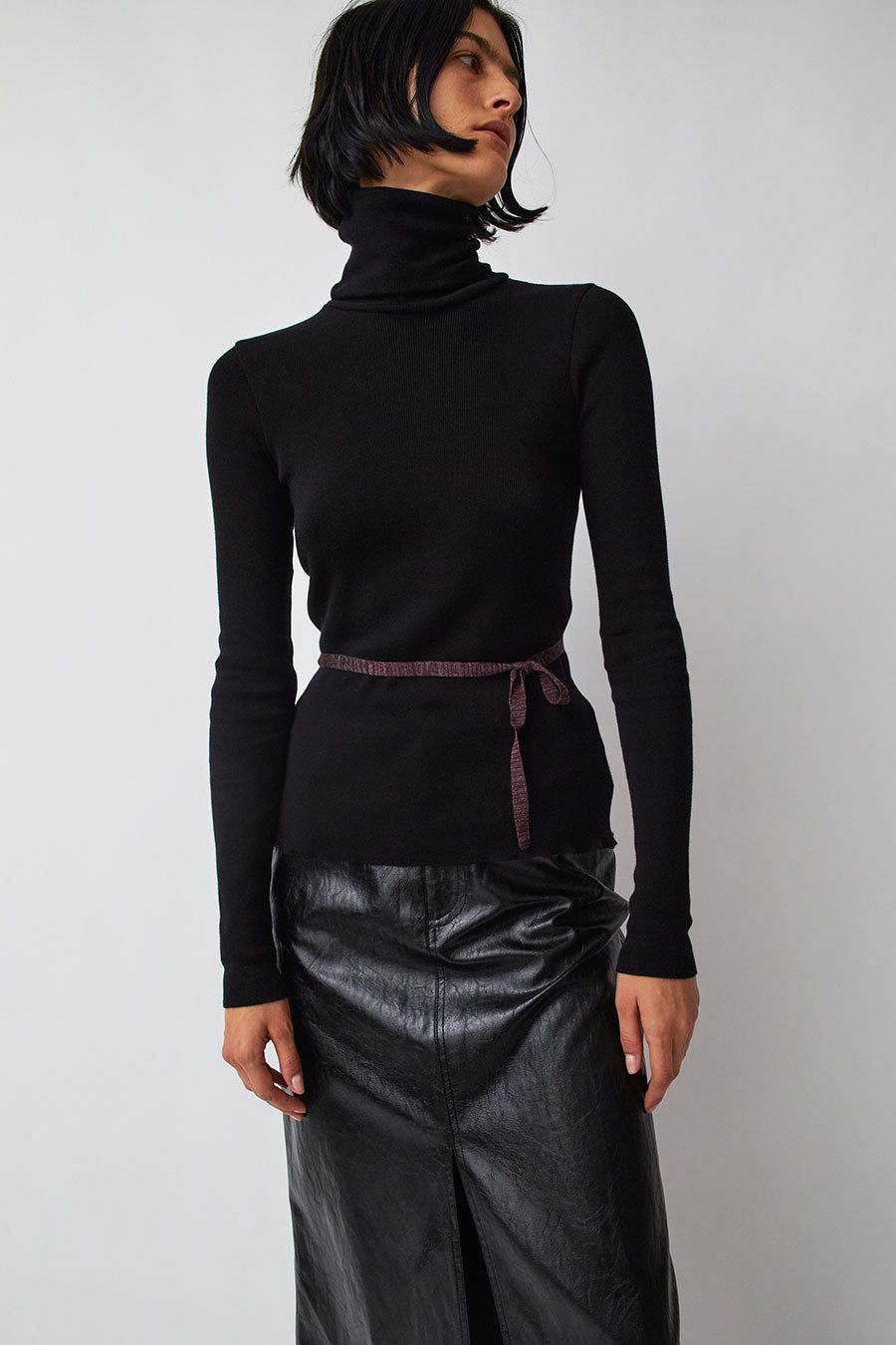 Modus Vivendi Beta Fine Knit Sweater in Black sold by No. 6 product image thumbnail 5