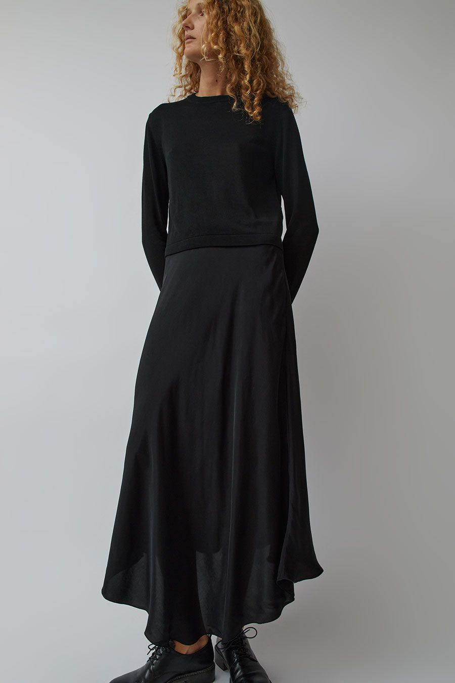 CORDERA Fluid Asymmetric Skirt in Black sold by No. 6 product image thumbnail 3