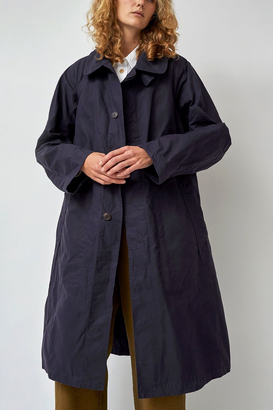 Girls of Dust Army Trench in Dark Indigo sold by No. 6 product image thumbnail 3