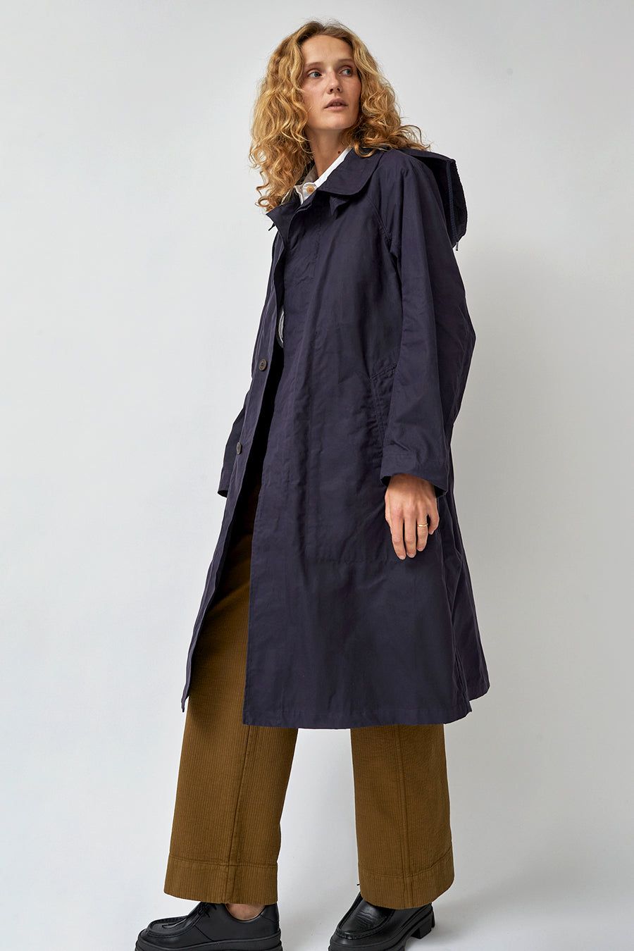 Girls of Dust Army Trench in Dark Indigo sold by No. 6 product image thumbnail 2
