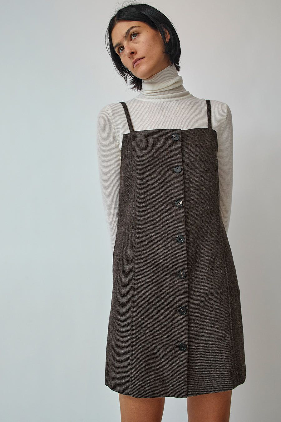 gu_de Irene Dress in Brown sold by No. 6