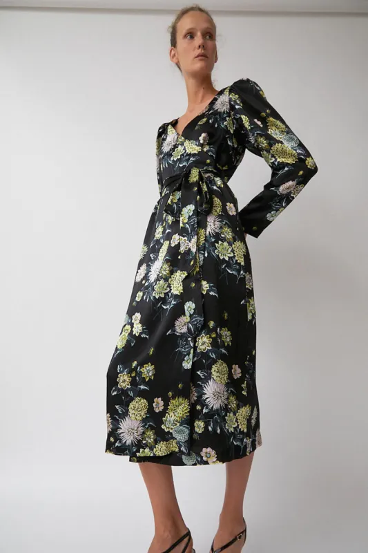 No.6 Franca Dress in Black Brighton Floral sold by No. 6