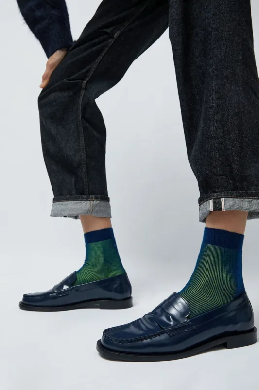Maria La Rosa Cult Socks in Green sold by No. 6