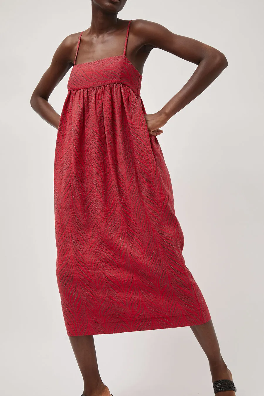 No.6 Eloise Dress in Red Bamboo sold by No. 6 product image thumbnail 2
