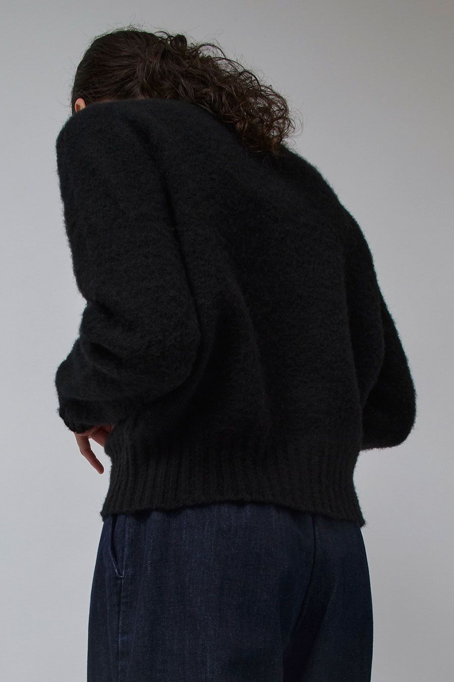 YMC Jets Crew Neck Knit in Black sold by No. 6 product image thumbnail 4