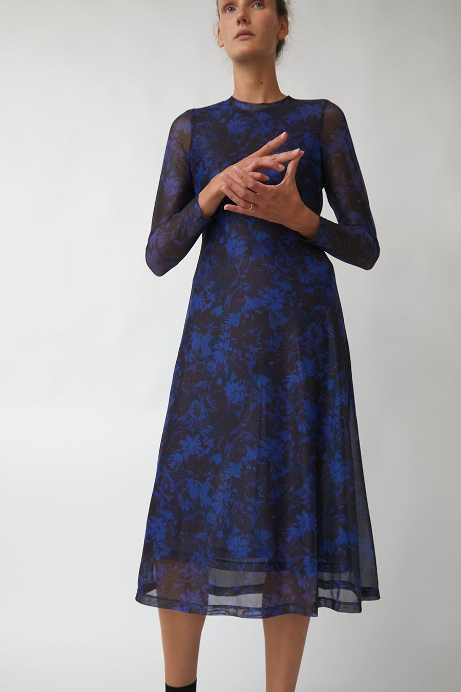 No.6 Alix Dress in Violet Camellia sold by No. 6 product image thumbnail 3