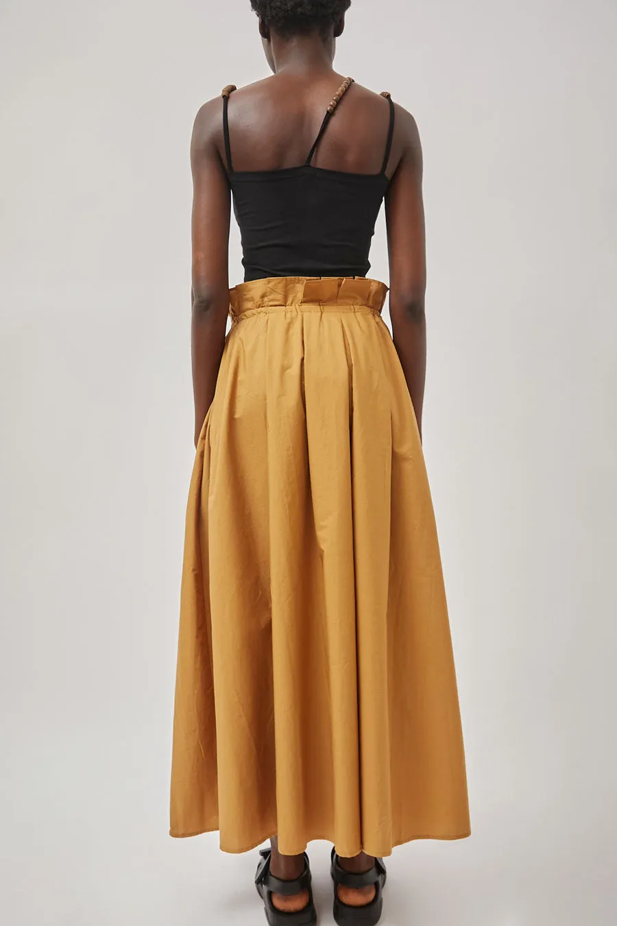Black Crane Parachute Skirt in Camel sold by No. 6 product image thumbnail 4