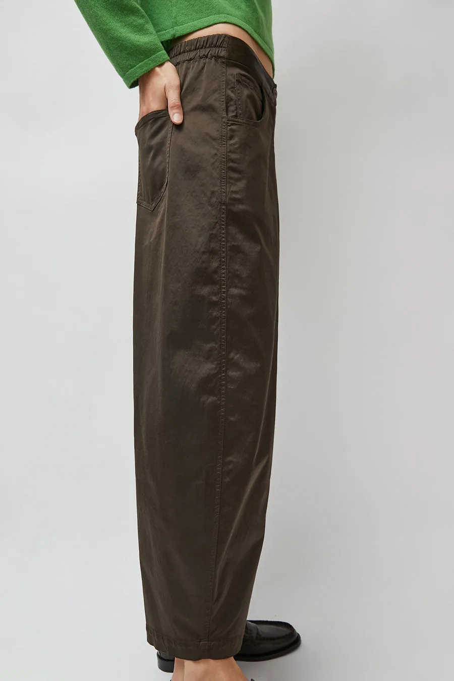 CORDERA Satin Curved Pants in Alga sold by No. 6 product image thumbnail 2