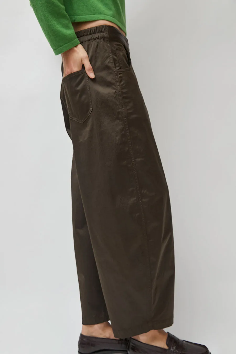 CORDERA Satin Curved Pants in Alga sold by No. 6 product image thumbnail 5