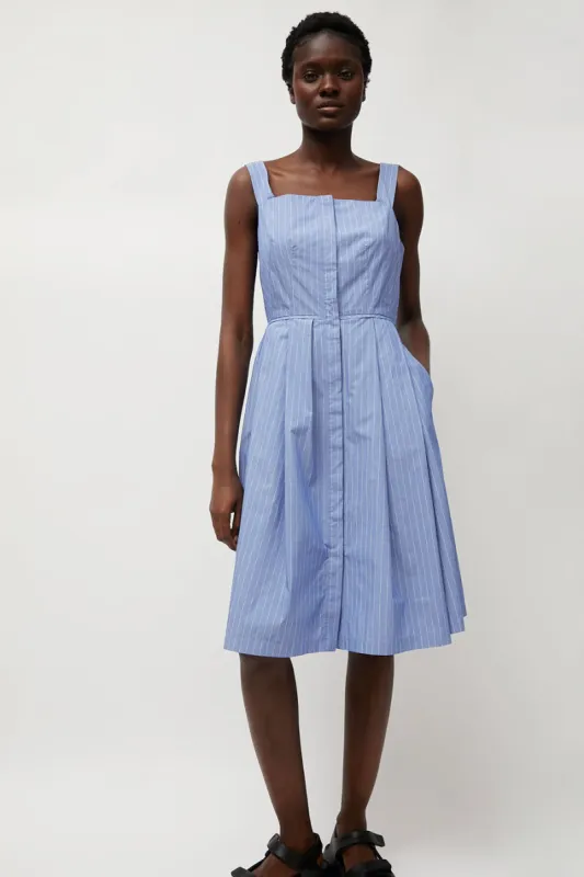 Heather Harlan Party Dress in Wedgewood and White Stripe sold by No. 6